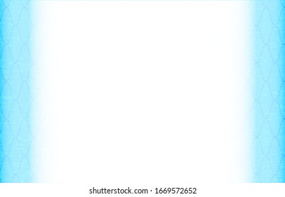 Background material: Blue Japanese pattern frame