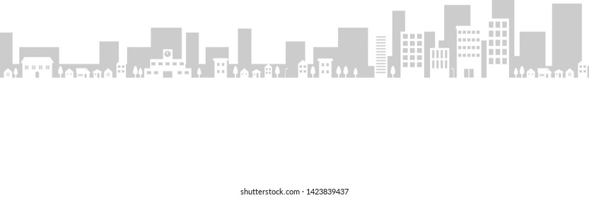 Background material of the city landscape.