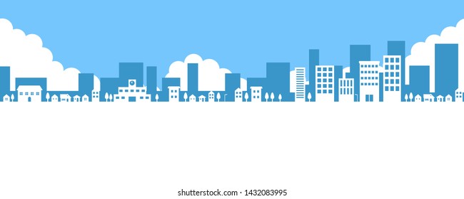 Background material of the city landscape.