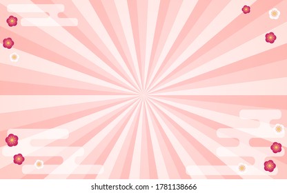 Background material: glittering concentrated line background and dazzling background illustration