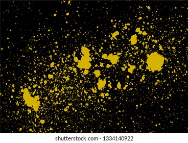 Background material of gold powder