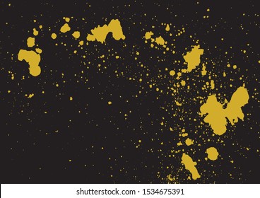 Background material of gold powder