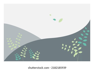 Ilustración material de fondo con la imagen de una montaña
