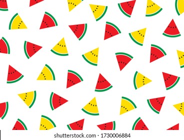Background material illustration of watermelon