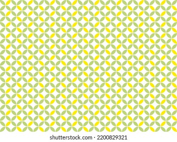 Background material of Japanese traditional pattern named Shippo.