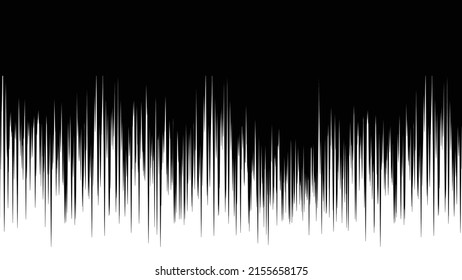 Background material of manga -style effect line with an image depressed