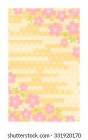 Background material for New Year's card (postcard size)