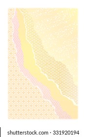 Background material for New Year's card (postcard size)