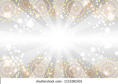 Background material of night sky and fireworks Wallpaper, Stardust, Starburst, Milky Way, Galaxy, Starry Sky, Night Sky,