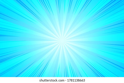 Background material: Radially glittering background illustration