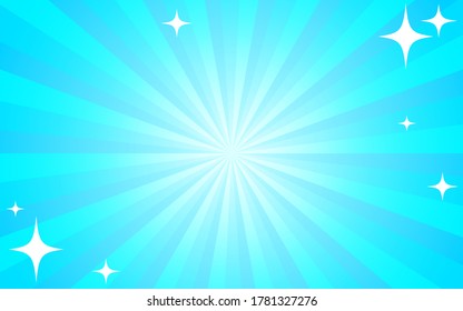 Background material: Radially glittering background illustration
