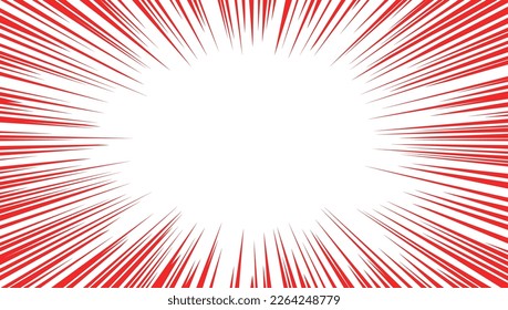 Background material of red concentration line.