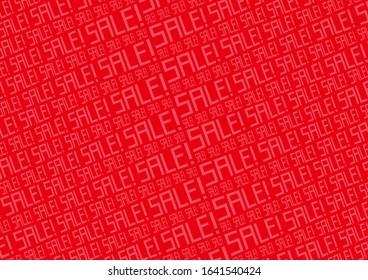 Background material for sale, sideways, red