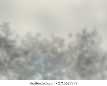 Hintergrundmaterial mit Baumschatten, die auf eine graue Wand geworfen wurden