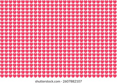 Background material with small cute hearts