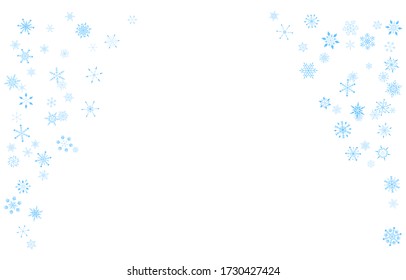 Background material: snowflake shake illustration