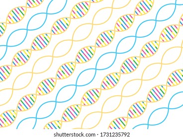 It is a background material that looks like an array of DNA