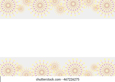 Background material wallpaper, fireworks pattern with copy space

