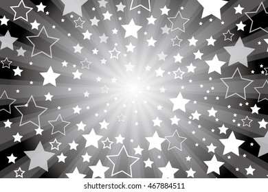 Background material wallpaper, radiation and star burst