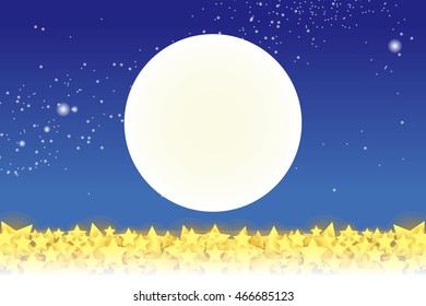 Background material wallpaper, Stardust and Milky Way