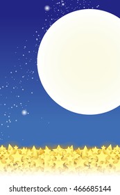 Background material wallpaper, Stardust and Milky Way