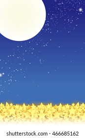 Background material wallpaper, Stardust and Milky Way
