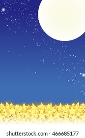 Background material wallpaper, Stardust and Milky Way