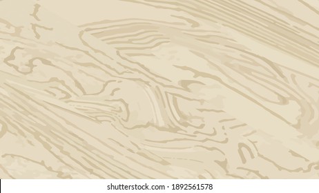 Background material. White ash wood. Colorful illustration.