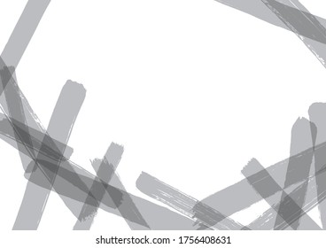 Background material written with a brush
