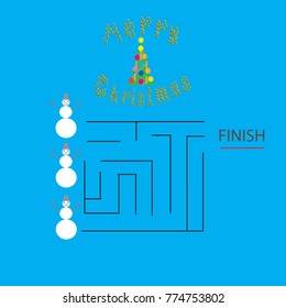 Background of the maze, riddles. Print for the designer. The avatar element for the player. A business card for Christmas. Memory training. The lesson of logical thinking. A game for the whole family.
