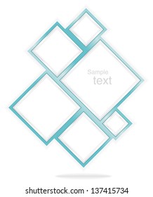 background medical company with silver frames