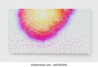 Background for medicine, science or technology. Vector illustration with dynamic effect.