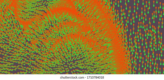 Hintergrund für Medizin, Wissenschaft oder Technologie. Vektorillustration mit dynamischem Effekt.