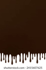  The background of Melted chocolate sauce.