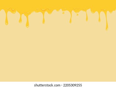 background of melting cheese drip yummy melted cheddar cheese melt on top border