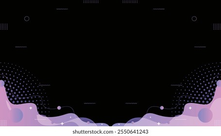 Background mephis abstrack wave color gradient