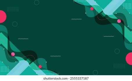 Background mephis abstrack wave color gradient