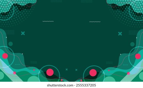 Background mephis abstrack wave color gradient