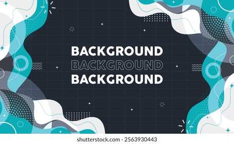 Background mephis abstrack wave color gradient