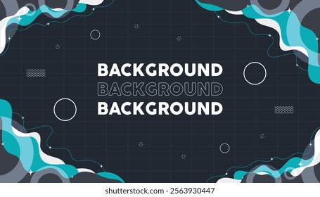 Background mephis abstrack wave color gradient