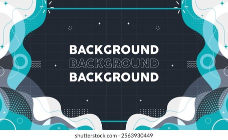 Background mephis abstrack wave color gradient