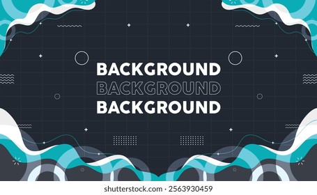 Background mephis abstrack wave color gradient
