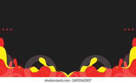 Background mephis abstrack wave color gradient