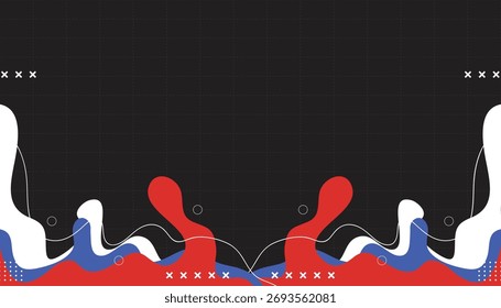 Background mephis abstrack wave color gradient