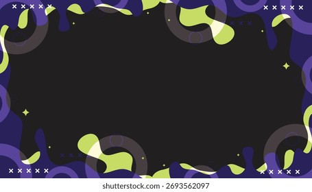 Gradiente de color de onda abstracta de mephis de fondo