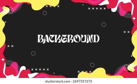 Background mephis abstrack wave color gradient