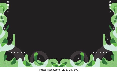 Background mephis abstrack wave color gradient
