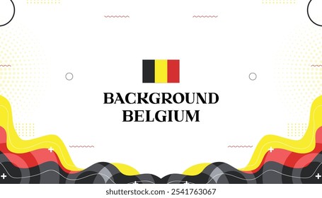 Background mephis belgium abstrack wave color flag belgium 