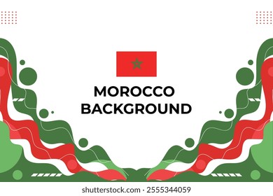 Background mephis morocco abstrack wave color flag morocco 