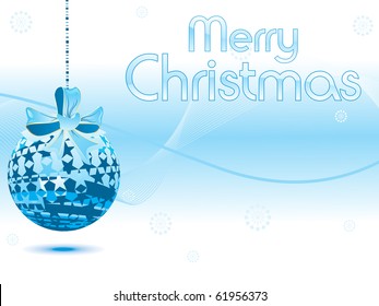 background for merry christmas celebration, vector illustration